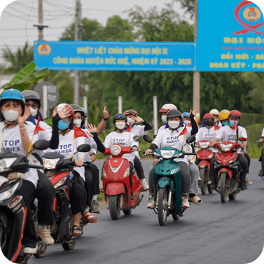 Welt-Tollwut-Tag Ralley Vietnam World Rabies Day
